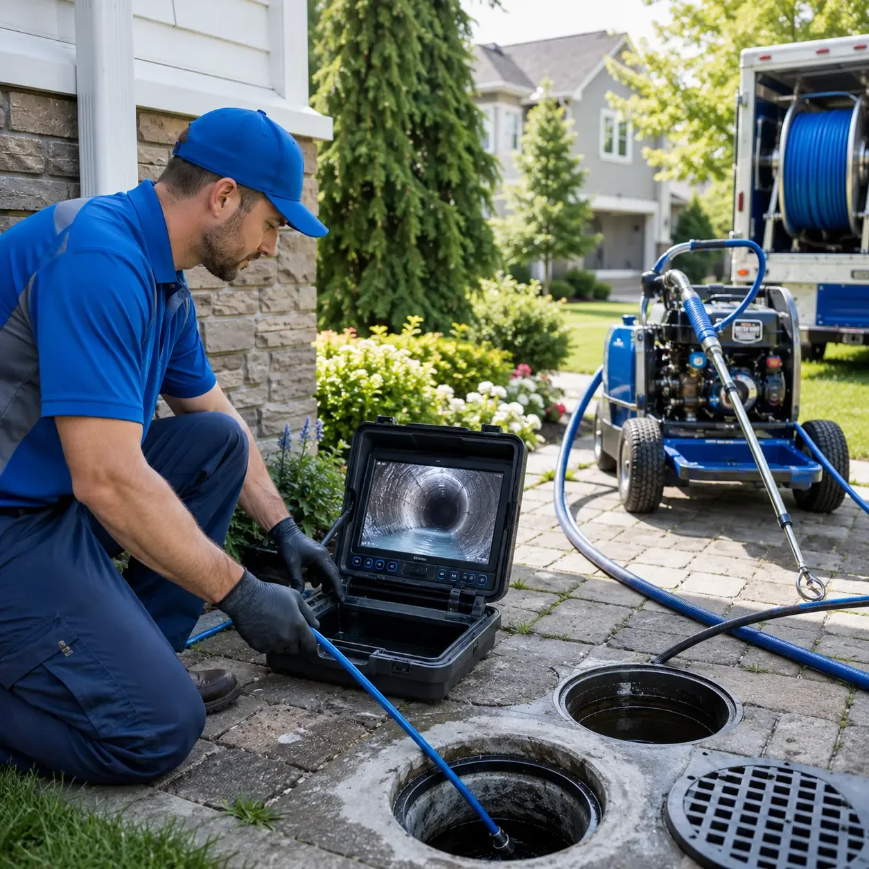 Outdoor drain cleaning professionals serving Patchogue, NY